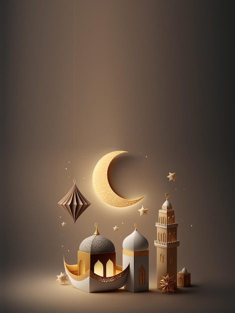 Ramadan Vibes Fond 3D