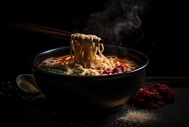 Ramen miso de Sapporo dans un bol