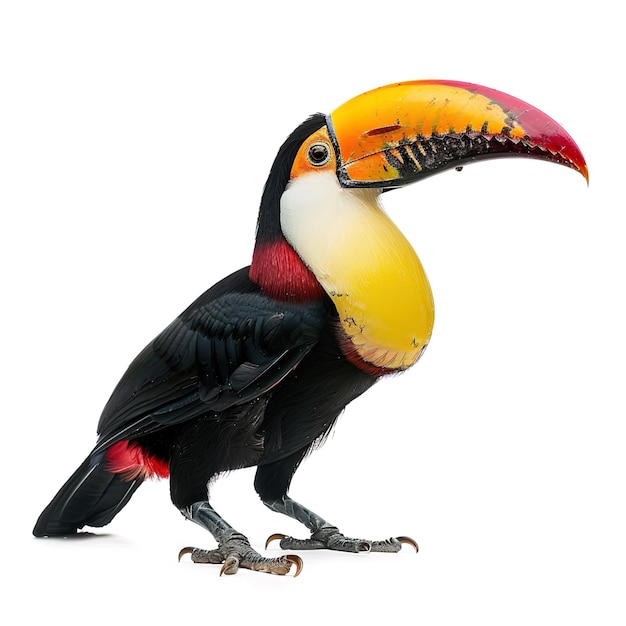 Un Ramphastos toco sur fond blanc ID de travail 89d3d34fc11b4209ba88e1986b56357c