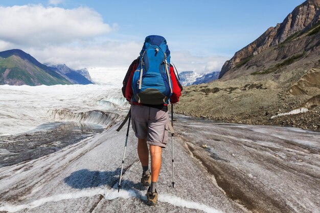 Randonnée en Alaska en été