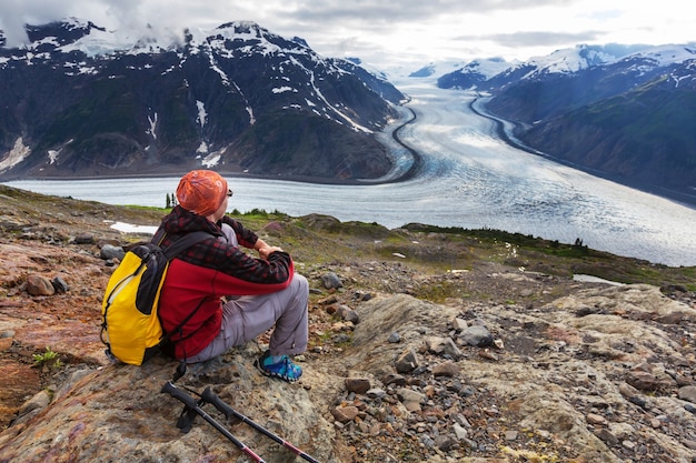 Randonnée autour du glacier Salmon, Canada