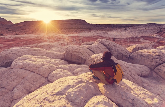 Randonnée dans les montagnes de l'Utah