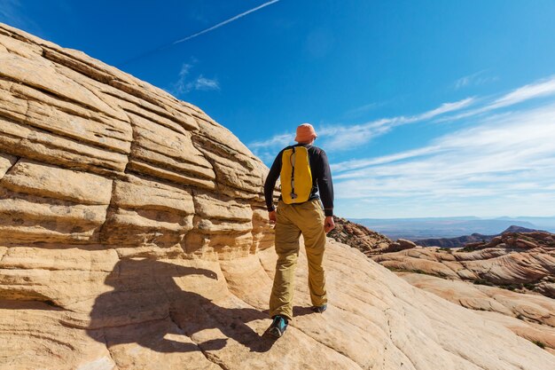 Randonnée dans les montagnes de l'Utah