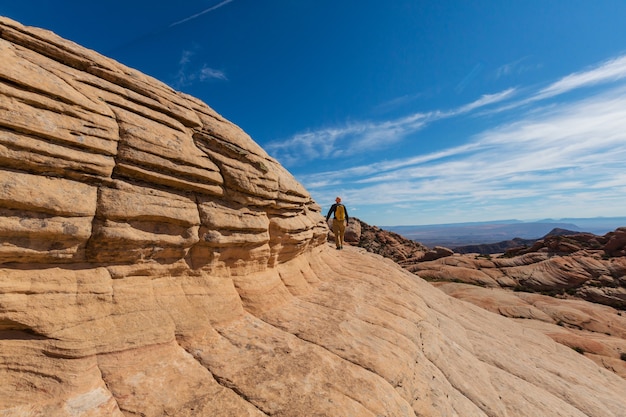 Randonnée dans les montagnes de l'Utah