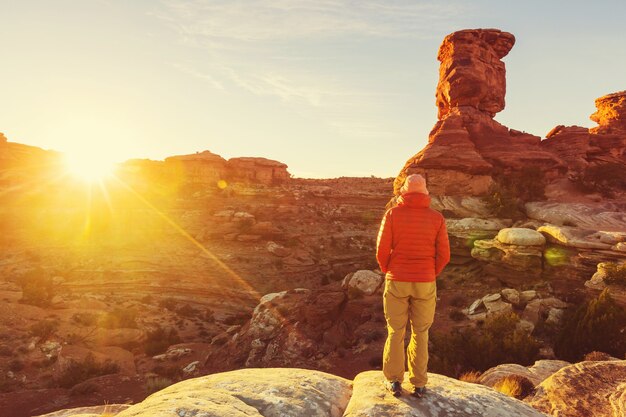 Randonnée dans les montagnes de l'Utah