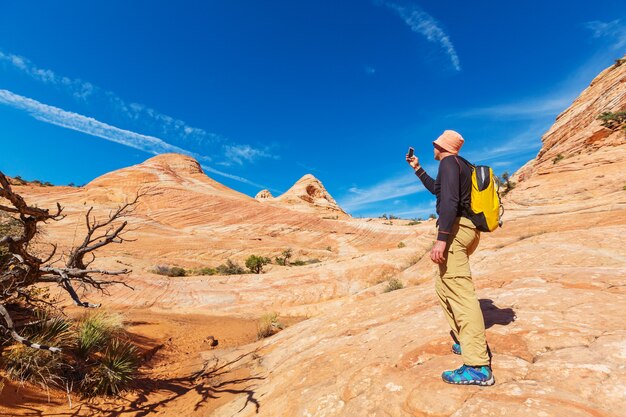 Randonnée dans les montagnes de l'Utah