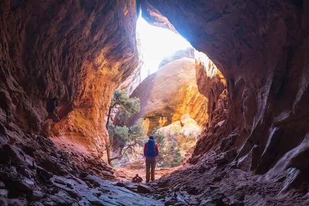 Randonnée dans les montagnes de l'Utah