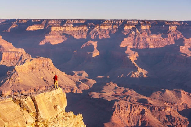 Photo randonnée dans le parc national du grand canyon