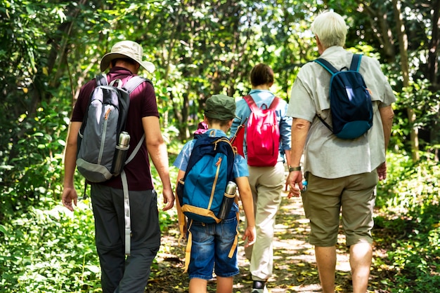 Randonnée Familiale En Forêt