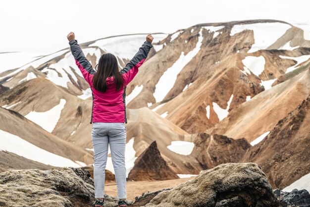 Randonnée à Landmannalaugar Islande Highland