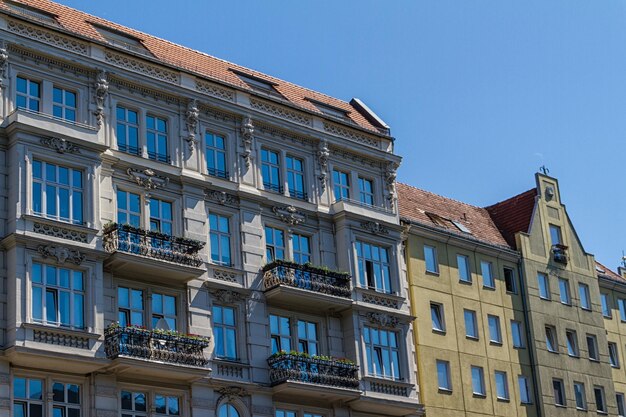 Rangée de bâtiments à Berlin Allemagne