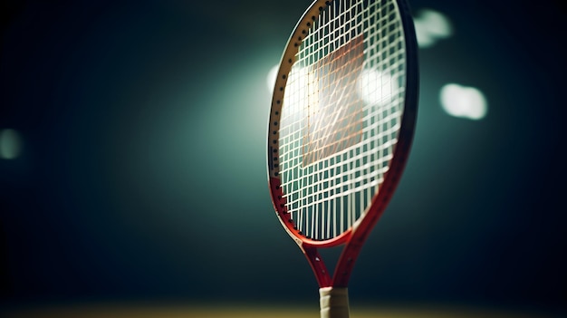 Raquette de badminton et bâton de navette