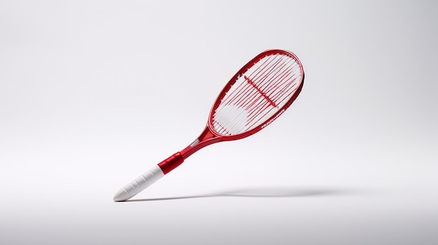 Une raquette de tennis émergeant du sol de la forêt