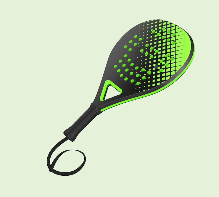 Photo raquette de tennis à padel