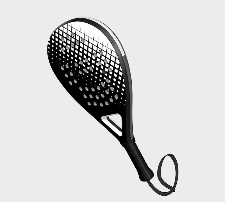 Photo raquette de tennis à padel