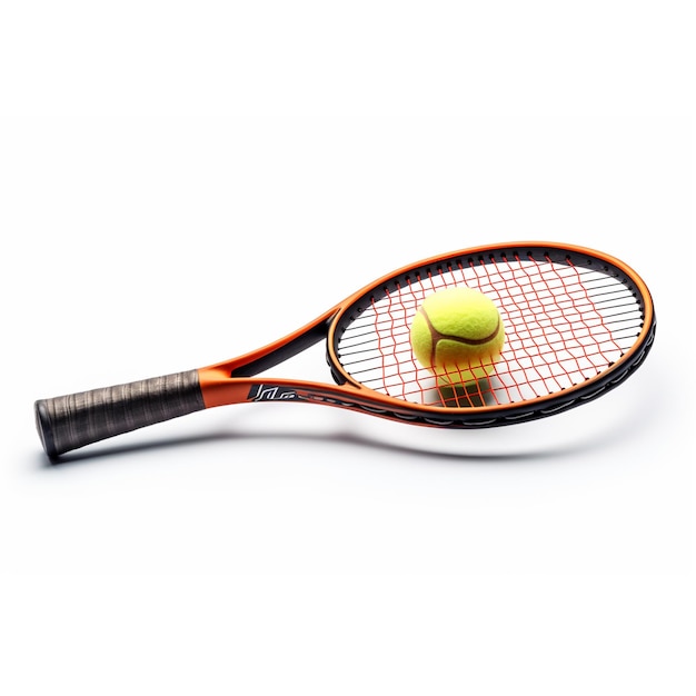 Raquettes de tennis et balle isolées png