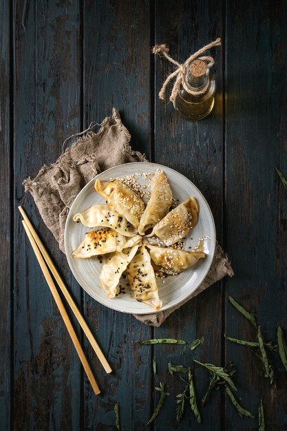 Raviolis asiatiques Gyozas