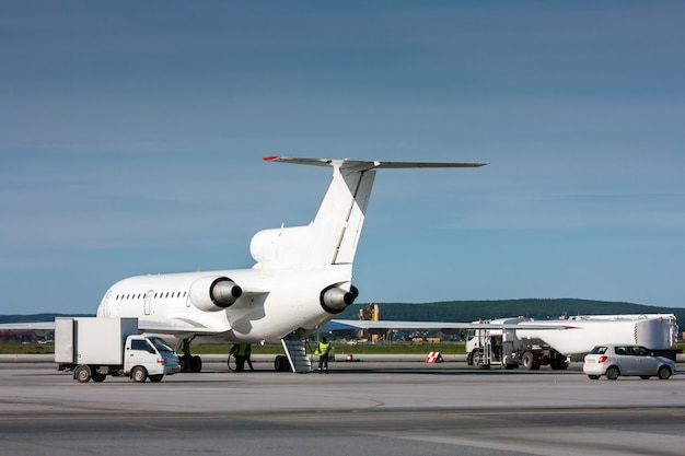 Photo ravitaillement des avions de passagers