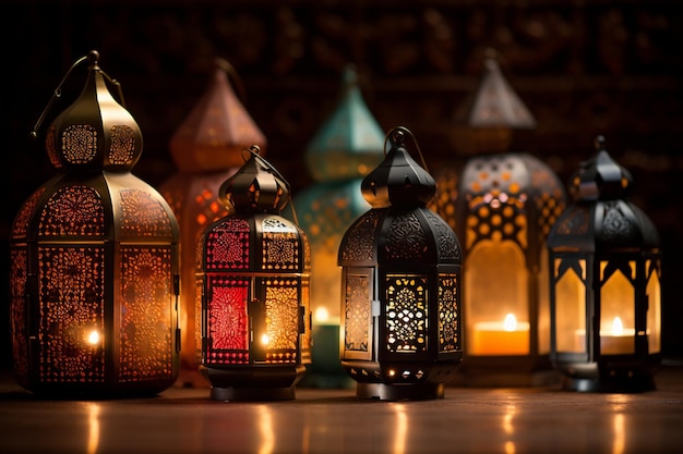 Le rayonnement dans les lanternes du Ramadan