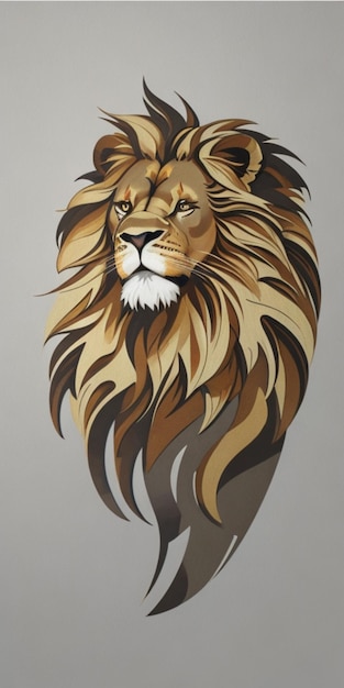 Des rayures abstraites du logo du lion 2