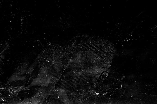 Rayures blanches avec des taches isolées sur fond noir Photo de haute qualité