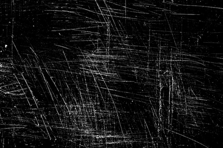 Photo des rayures isolées sur le noir