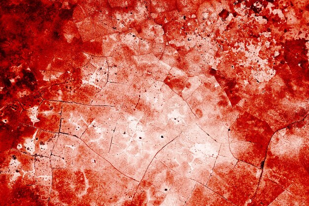 Photo des rayures rouges sur les murs qui peuvent être utilisées comme arrière-plan d'horreur.