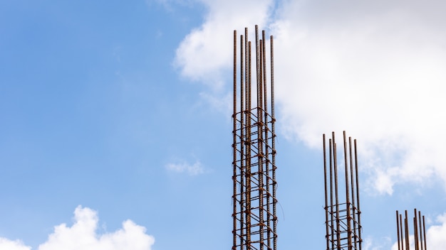 Rebar Pour La Construction D'un Bâtiment