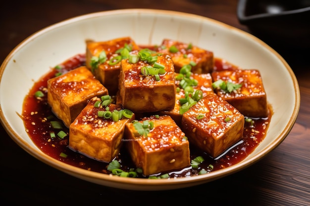 Recette de dîner au tofu au four