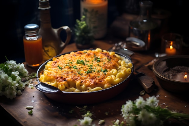 Recette de dîner de macaroni au fromage maison