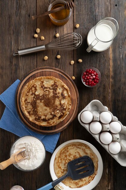 la recette des grandes crêpes