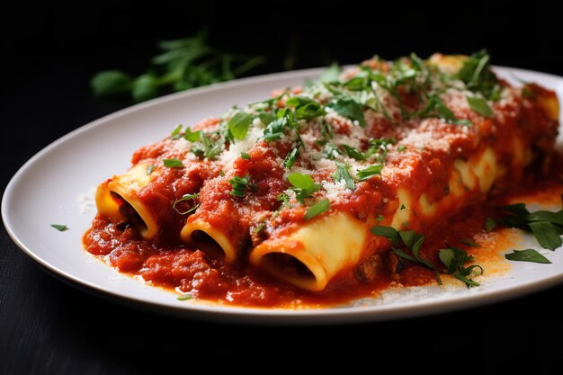 Recette italienne de Manicotti