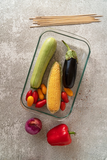 Recette végétarienne pour la cuisson des légumes grillés