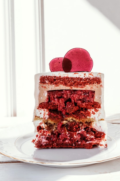 Recette de velours rouge Cake Biscuit, texture, macro