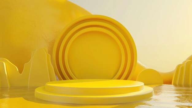 un récipient jaune avec un couvercle sur lequel est écrit le numéro 3