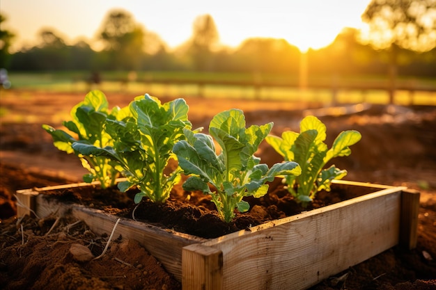 Une récolte abondante et nutritive de chou frais prospère dans le jardin abondant et vibrant