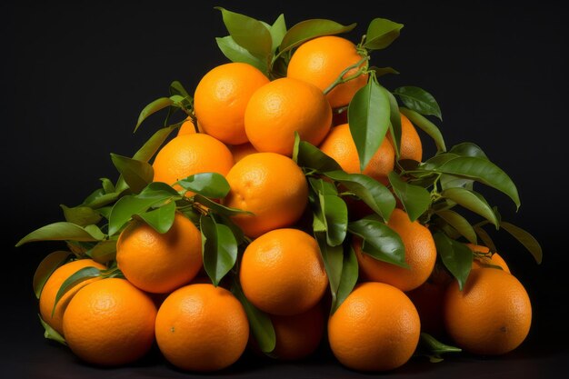 La récolte abondante Orange frais Sharon Fruit Lot ar 32