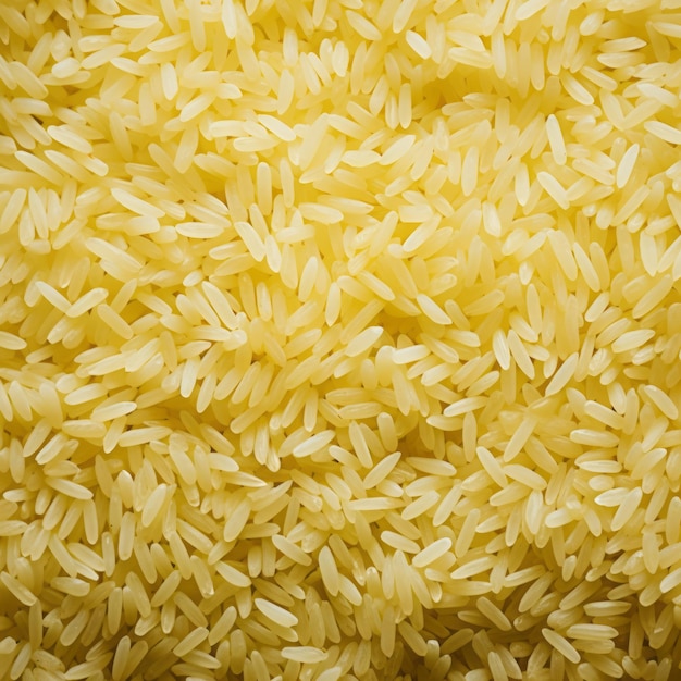 La récolte des graines de riz vue de haut