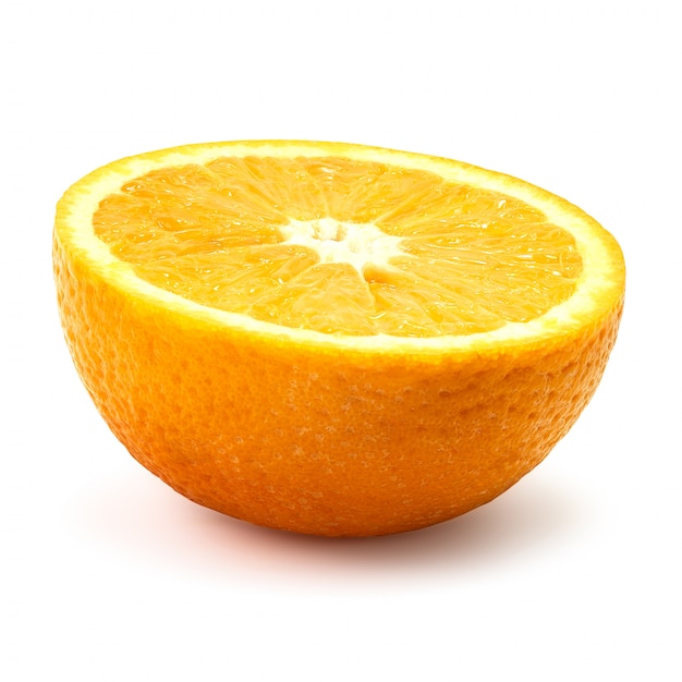 Récolte d'orange isolée