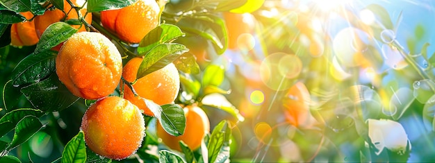 Récolte d'oranges dans le jardin focalisation sélective