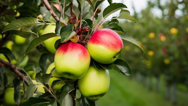 Récolte des pommes dans le verger