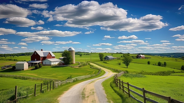 Les récoltes de la ferme de Pennsylvanie