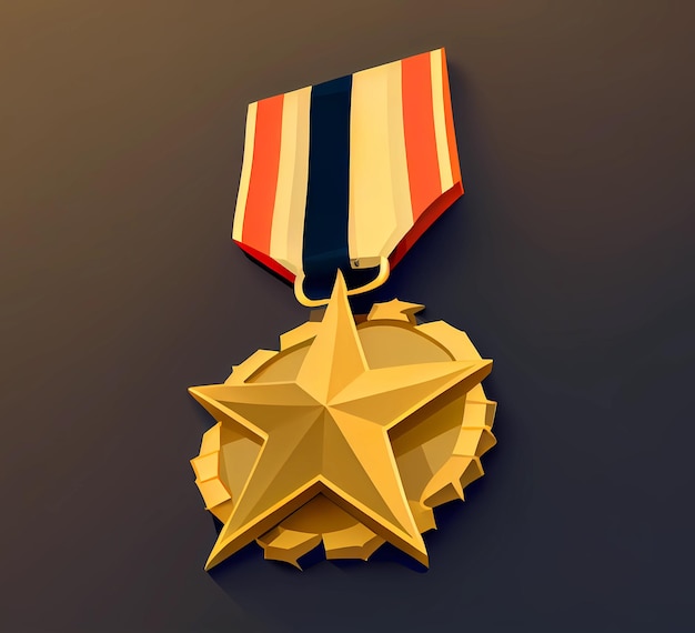 Récompense américaine d'étoile d'or de héros de guerre pour la bravoure