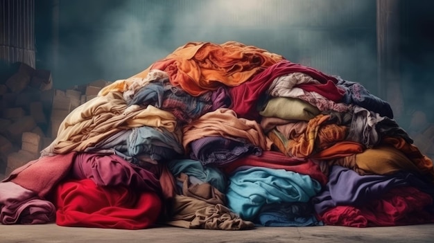 Recycler les vêtements textiles pour réduire la pollution de l'industrie du vêtement et promouvoir la réutilisation AI générative