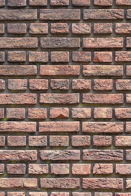 Red brick wall background