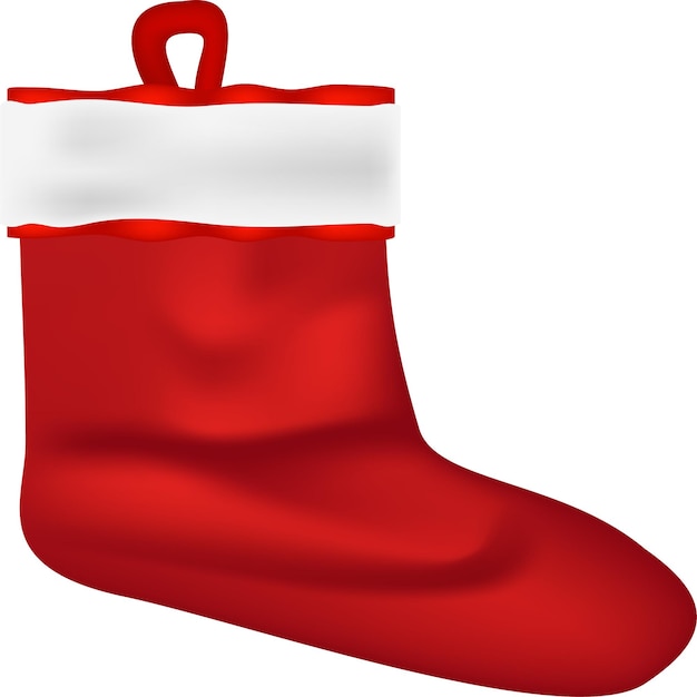 Red christmas chaussette