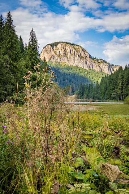 Red Lake dans le comté de Harghita en Roumanie