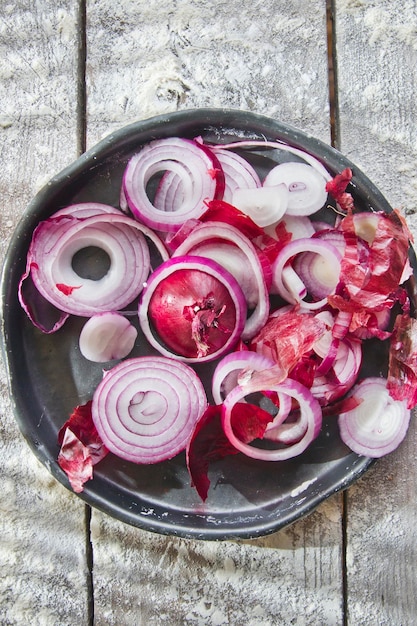 Photo red onion