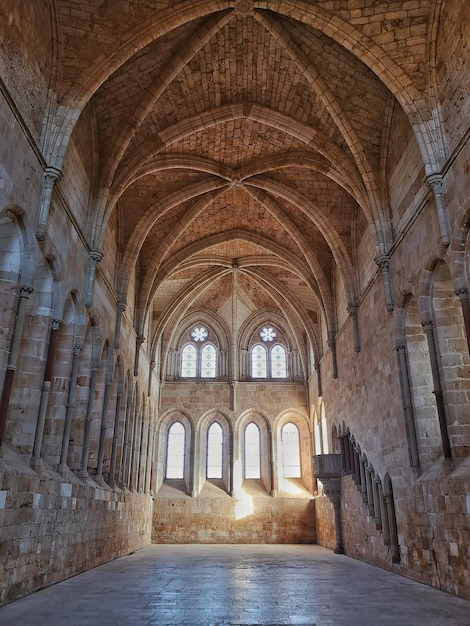 Le réfectoire du monastère cistercien de Santa Maria de la Huerta Soria