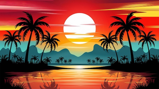 Des reflets célestes Un paradis tropical